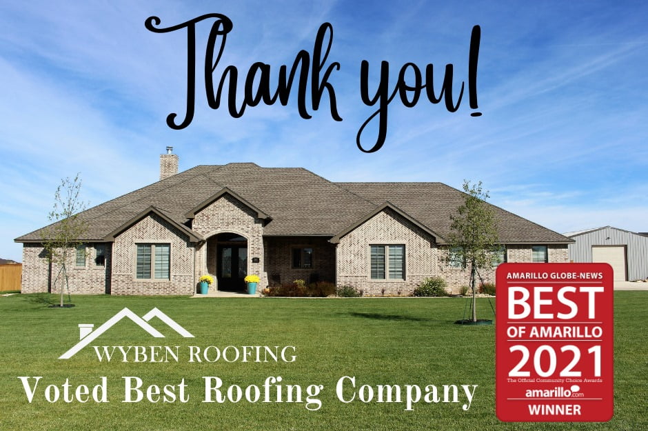 Voted Best Roofing Company of Amarillo