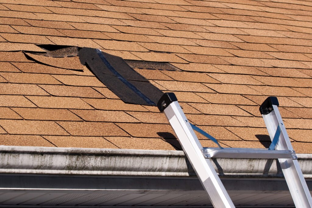 Amarillo Damaged Roofing Shingles